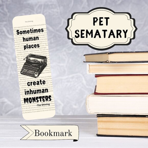 Stephen King Quote Book Page Bookmark, Bookish, The Shining - Picture 1 of 2